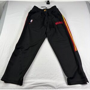 Vintage Atlanta Hawks Track Pants Mens M Black Nike Team Warm Up Y2K NBA